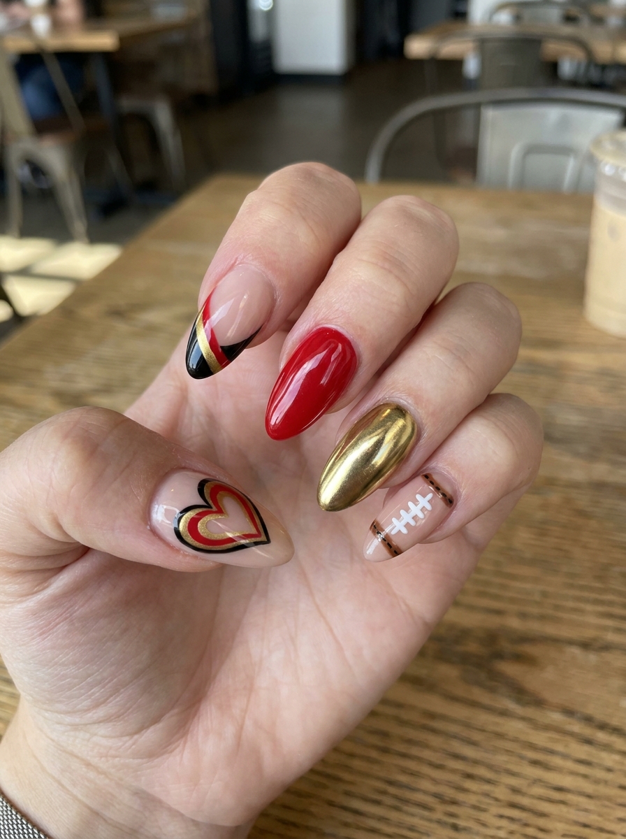 Germany Mix-and-Match Nails